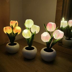 Handmade Tulip Night Lightcha